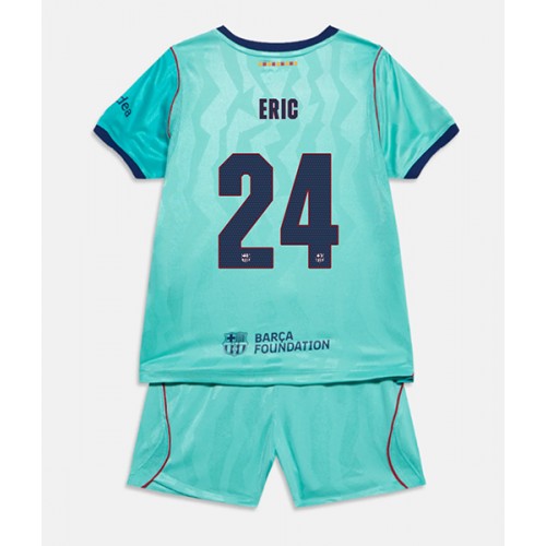 Barcelona Eric Garcia #24 Replika Tredje Tröja Barn 2026-27 Kortärmad (+ Korta byxor)